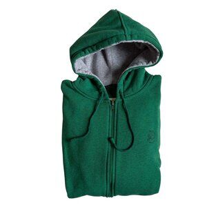 Ditch Plains Full-Zip Hoodie (Green) - Size Large